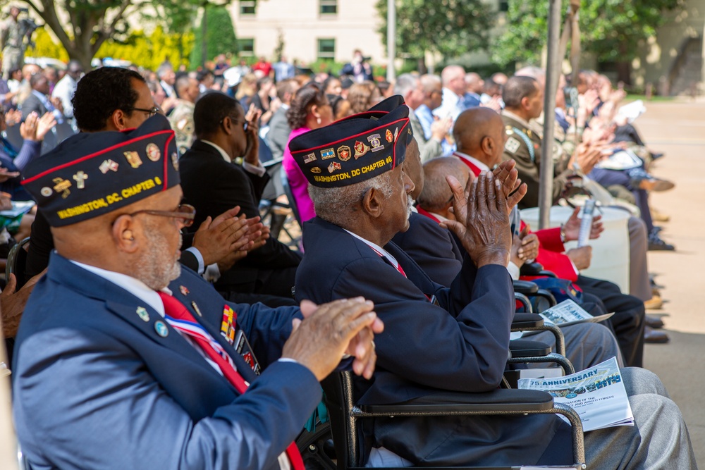 Montford Point Marines honored during the 75th Anniversary of the Executive Orders 9980/81
