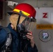 USS Ronald Reagan (CVN 76) Sailors conduct flying squad drills