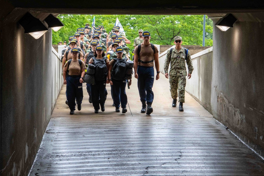 Recruits March at Recruit Training Command