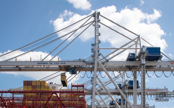 Port of Savannah Quay Cranes