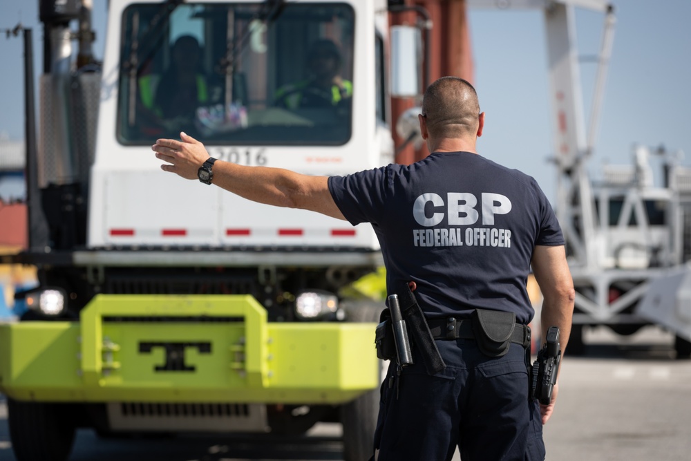 CBP Officers Conduct NII Inspections at the Port of Savannah