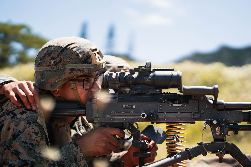 3d LLB conducts Multi-Purpose Machine Gun Range