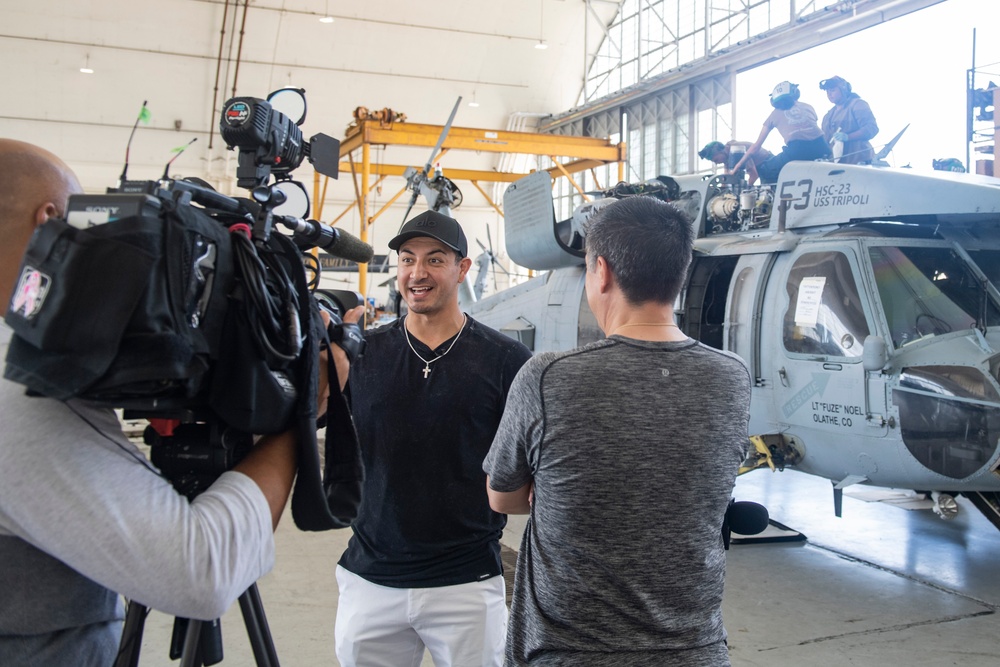 Pittsburgh Pirates Pitcher Visits HSC-23