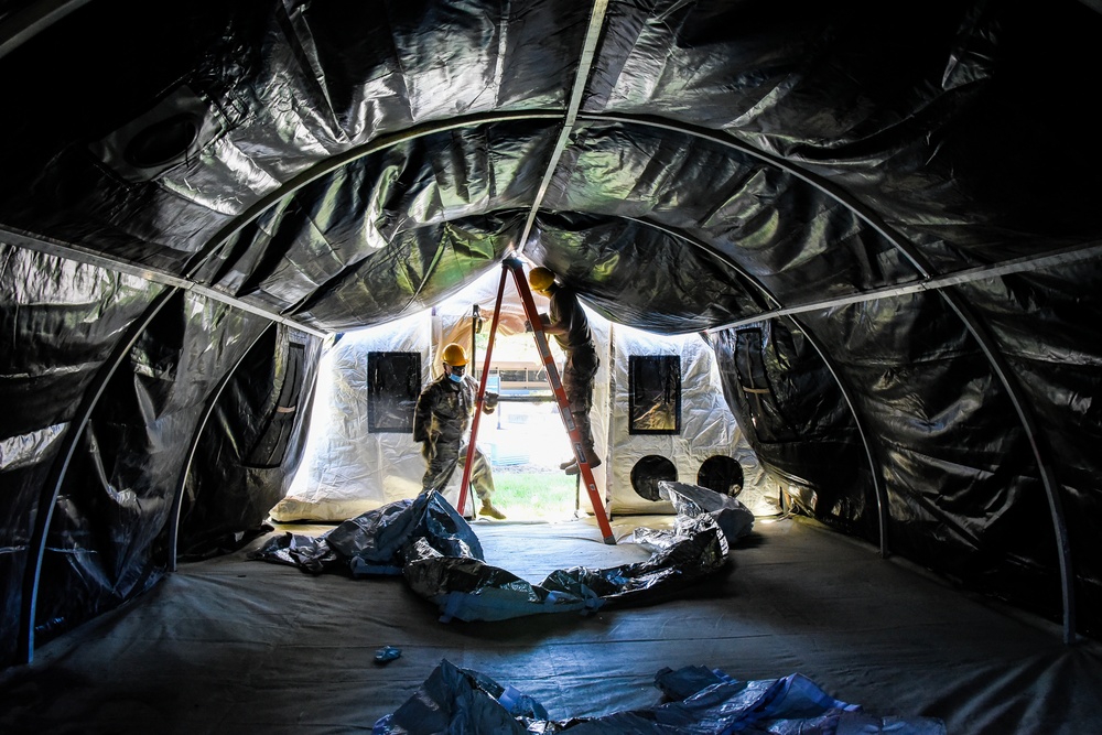 Tent Buildup