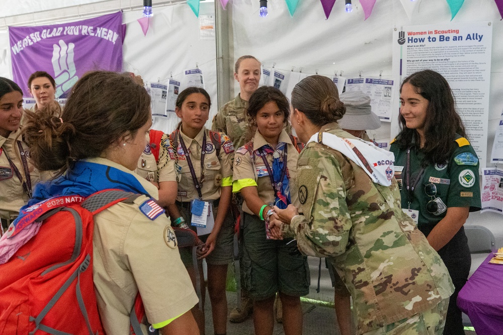 US Military Provides Support to 2023 National Jamboree