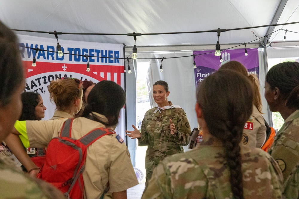 US Military Provides Support to 2023 National Jamboree