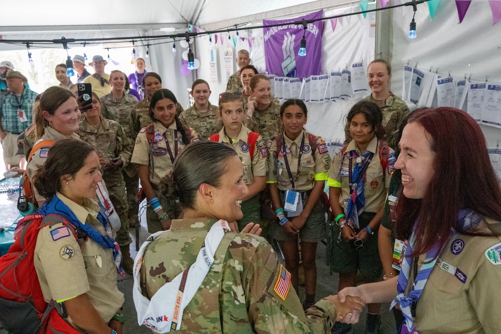 US Military Provides Support to 2023 National Jamboree