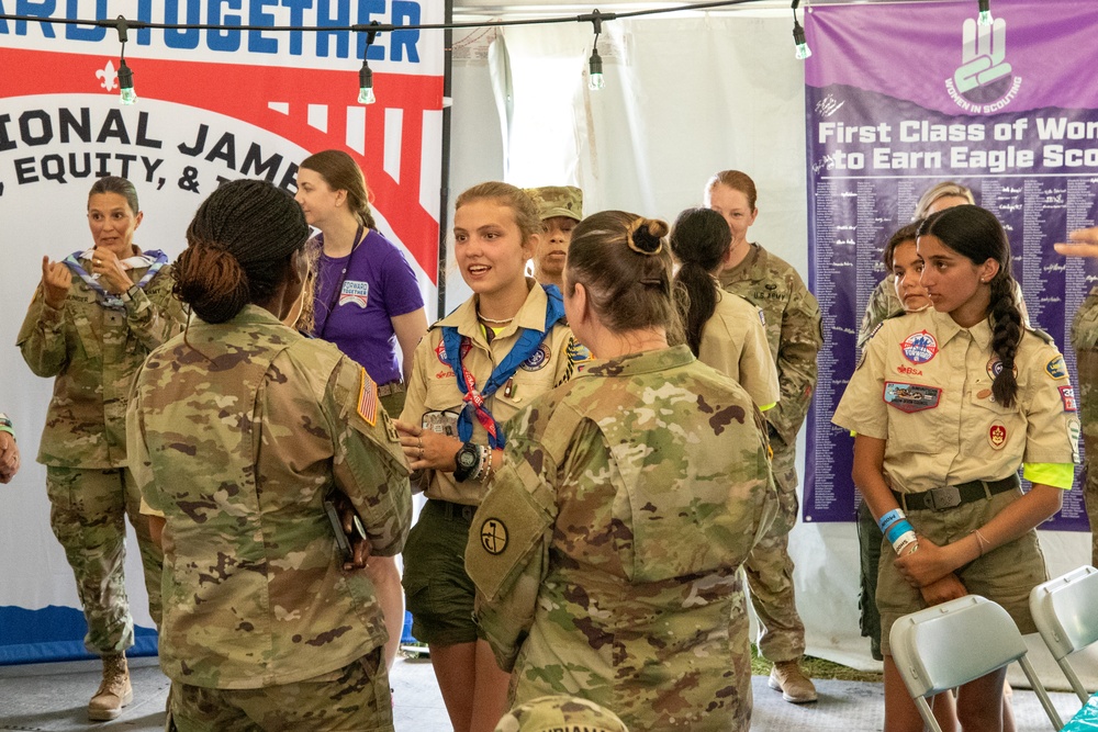 US Military Provides Support to 2023 National Jamboree