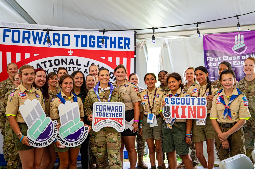 US Military Provides Support to 2023 National Jamboree