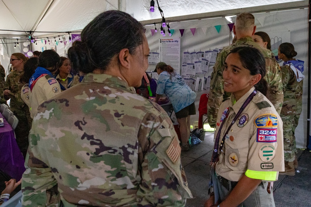 US Military Provides Support to 2023 National Jamboree