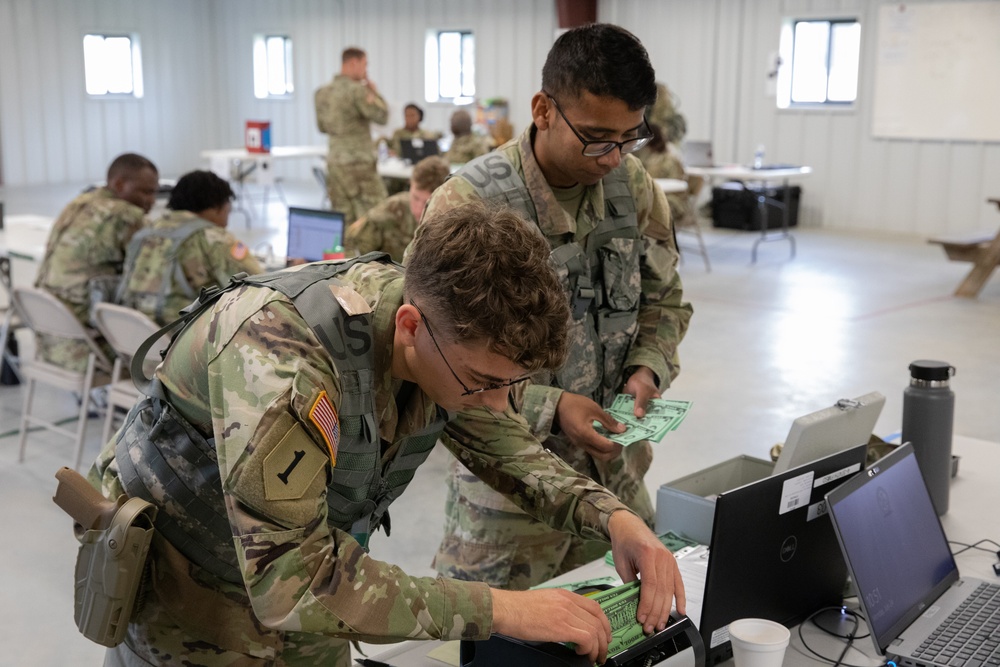 Finance Soldiers train to standard