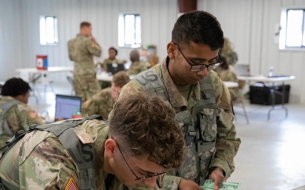 Finance Soldiers train to standard