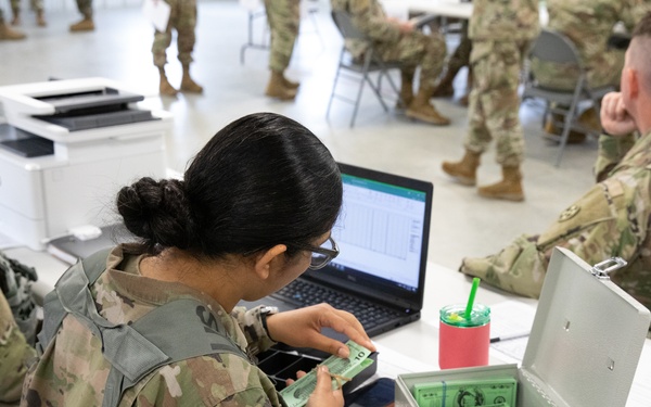 Finance Soldiers train to standard