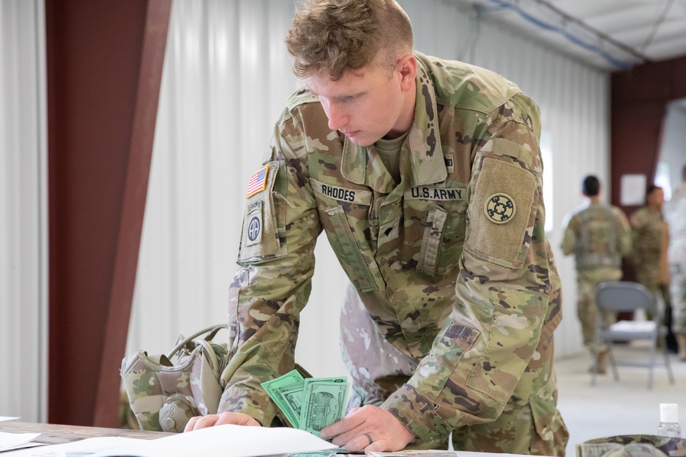 Finance Soldiers train to standard