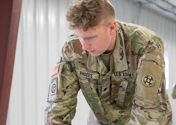 Finance Soldiers train to standard
