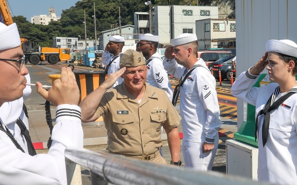 CNO Presents Spokane Trophy to USS Milius