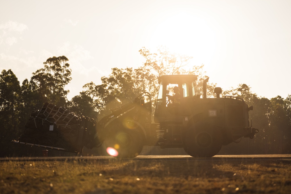 MRF-D Command Element arrives on RAAF Base Scherger during Exercise Talisman Sabre 23