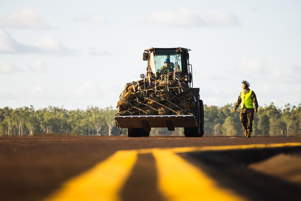 MRF-D Command Element arrives on RAAF Base Scherger during Exercise Talisman Sabre 23