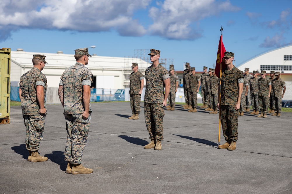 MACS-4 AIR TRAFFIC CONTROL CO. K CHANGE OF COMMAND