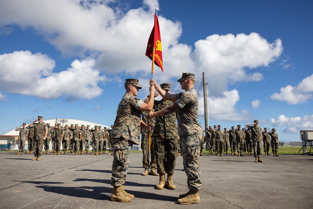 MACS-4 AIR TRAFFIC CONTROL CO. K CHANGE OF COMMAND