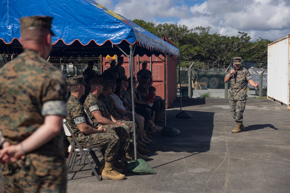 MACS-4 AIR TRAFFIC CONTROL CO. K CHANGE OF COMMAND