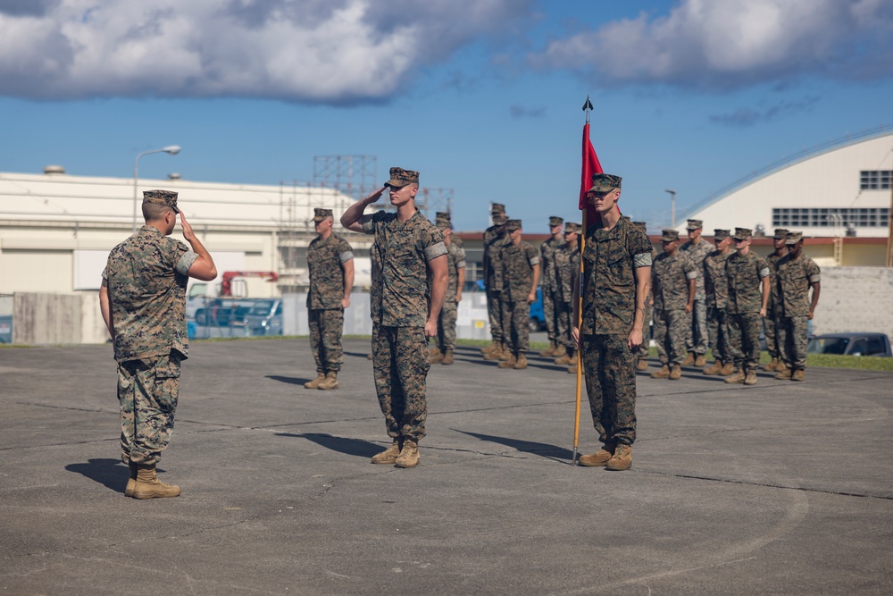 MACS-4 AIR TRAFFIC CONTROL CO. K CHANGE OF COMMAND