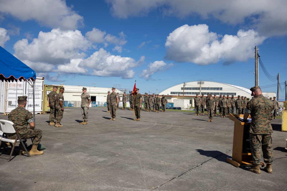 MACS-4 AIR TRAFFIC CONTROL CO. K CHANGE OF COMMAND