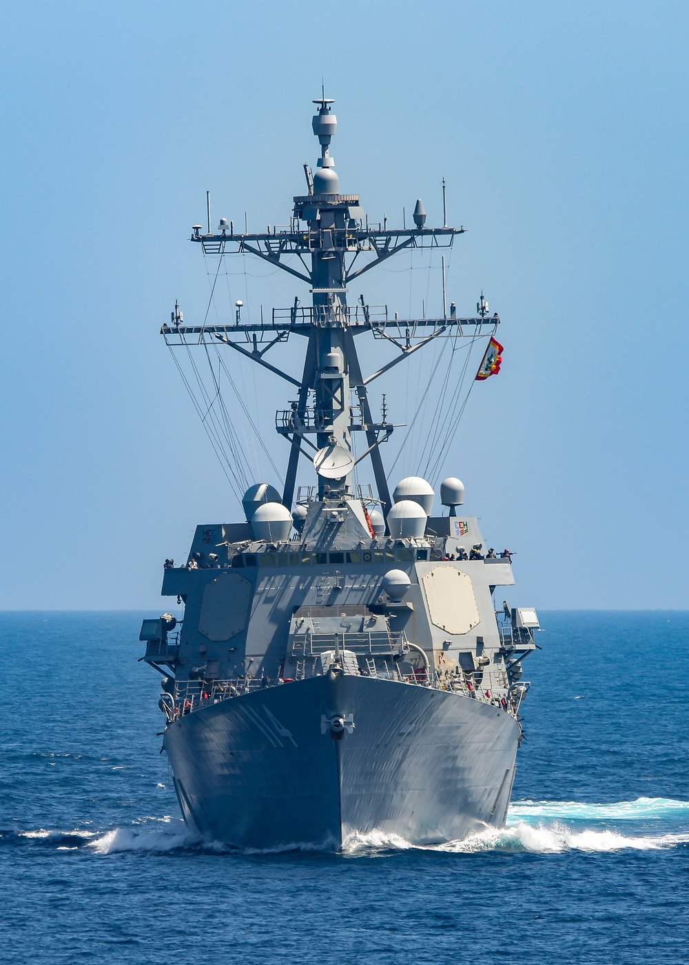 USS Ralph Johnson (DDG 114) Conducts Replenishment-at-Sea with JS Mashu of the Japanese Maritime Self-Defense Force