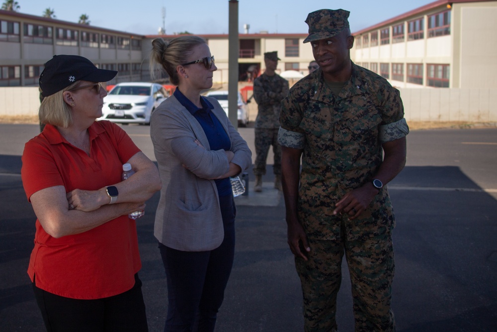 The Defense Advisory Committee on Women in the Services visits MCRD San Diego - 26 July 2023