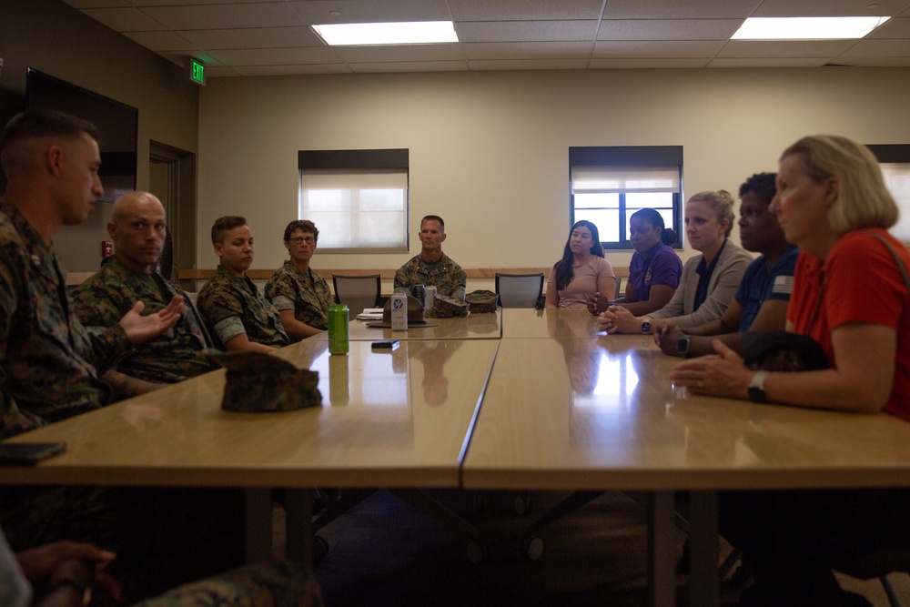 The Defense Advisory Committee on Women in the Services visits MCRD San Diego - 26 July 2023