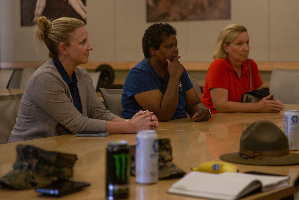 The Defense Advisory Committee on Women in the Services visits MCRD San Diego - 26 July 2023