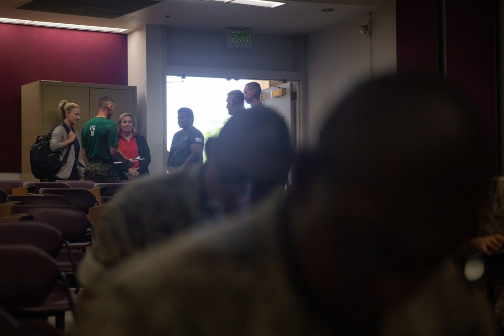 The Defense Advisory Committee on Women in the Services visits MCRD San Diego - 26 July 2023