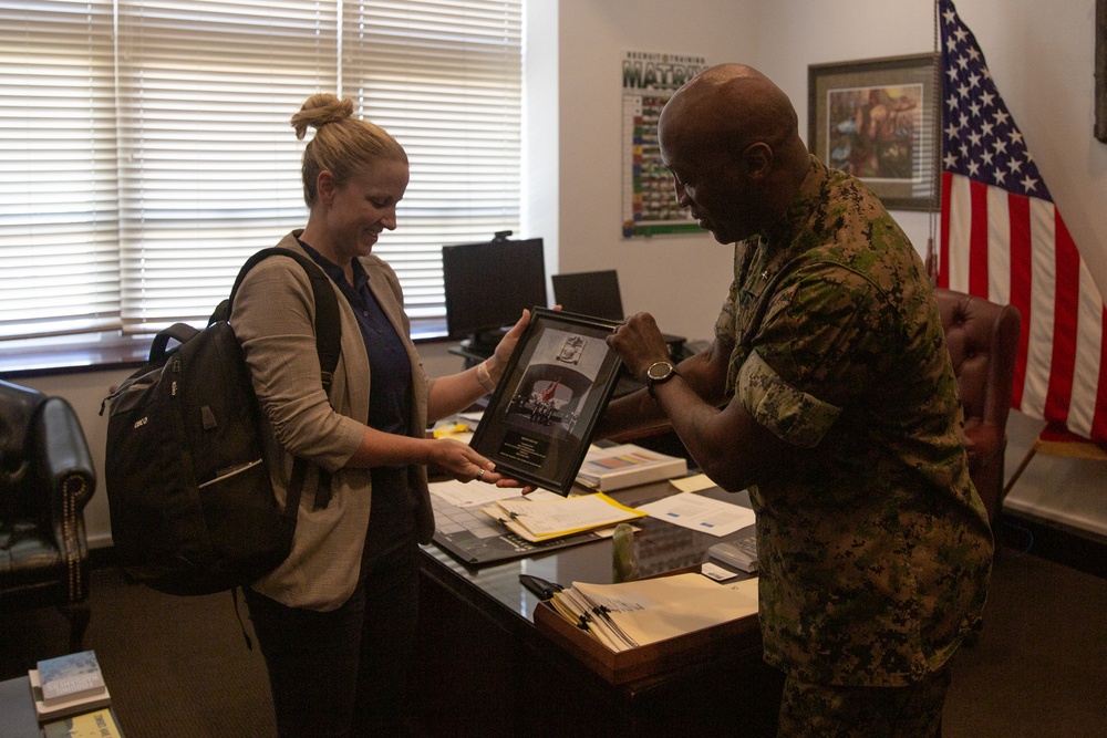 The Defense Advisory Committee on Women in the Services visits MCRD San Diego - 26 July 2023