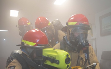 Sailors Respond to Simulated Fire