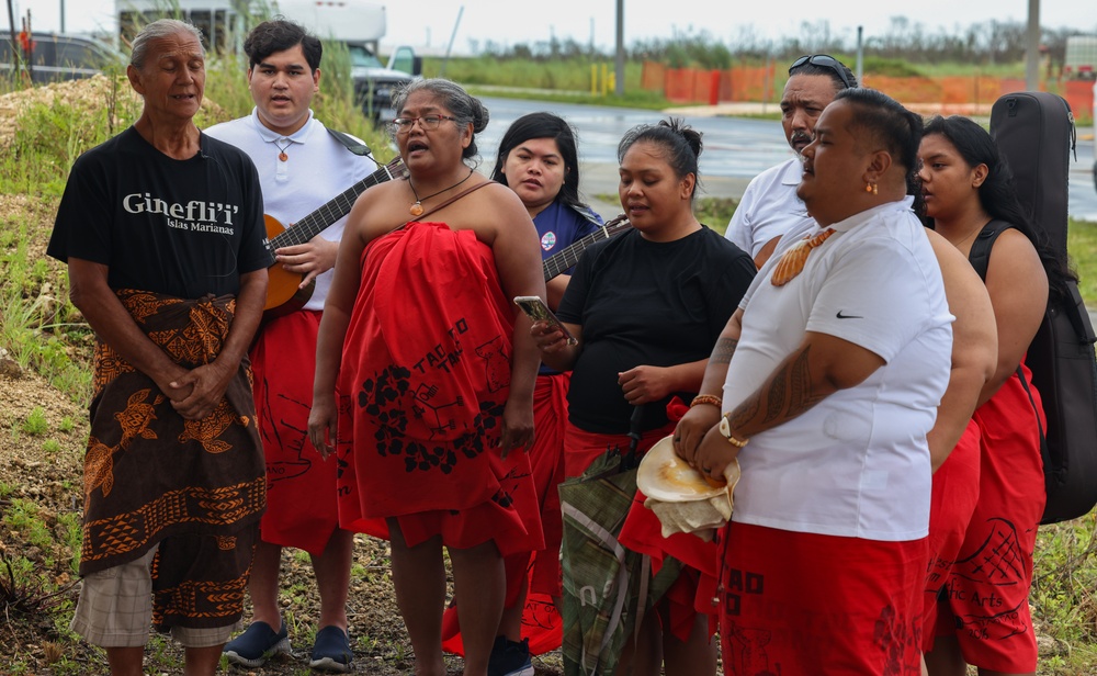 Cultural Ritual Honors Burials at Sabånan Fadang Area of Camp Blaz