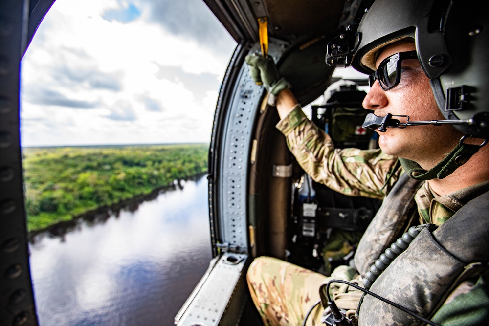 UH-60 Black Hawk in Guyana during TRADEWINDS 23
