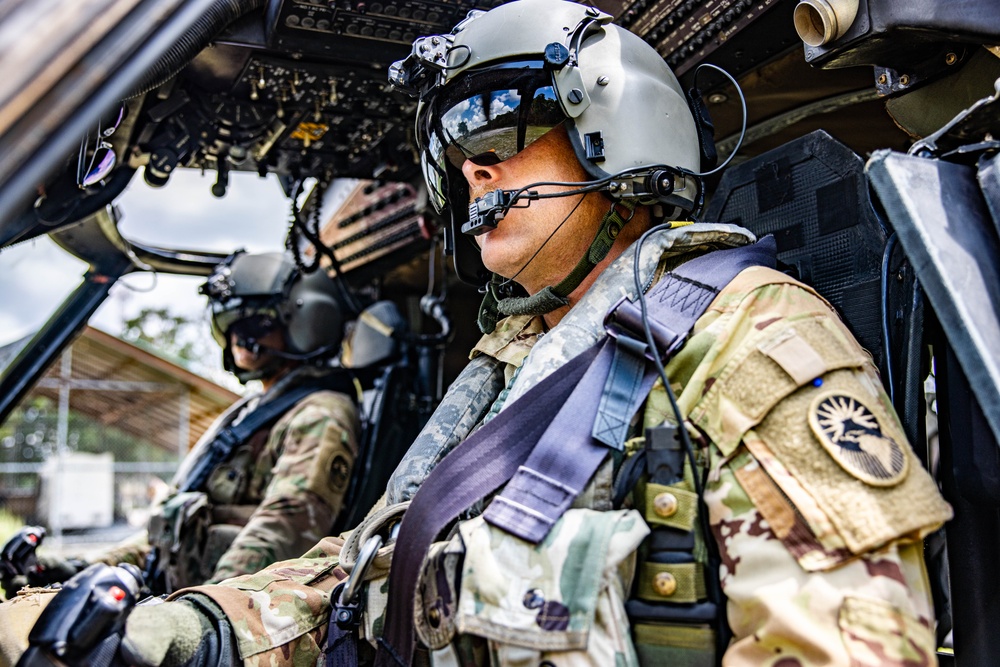 UH-60 Black Hawk in Guyana during TRADEWINDS 23