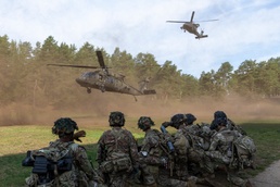 U.S. Army Soldiers showcase combat prowess during situational training exercises near Voru, Estonia