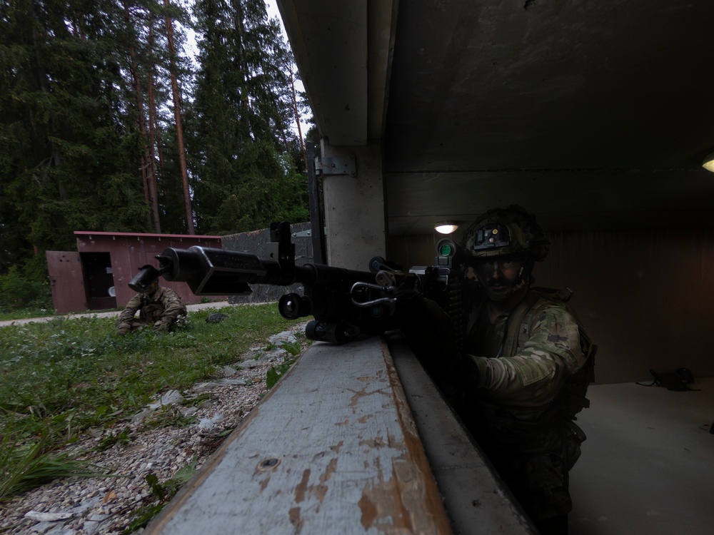 U.S. Army Soldiers showcase combat prowess during situational training exercises near Voru, Estonia