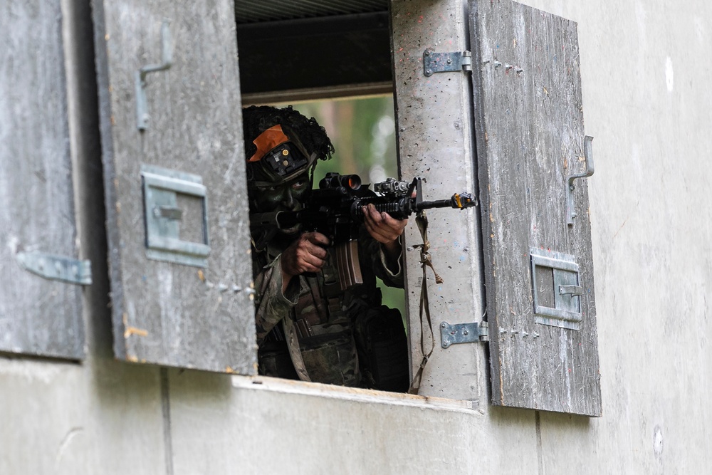 U.S. Army Soldiers showcase combat prowess during situational training exercises near Voru, Estonia