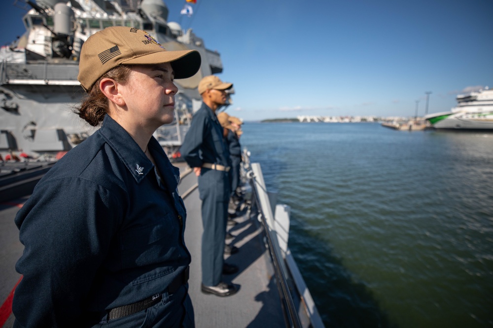 USS Roosevelt Arrives in Helsinki, Finland