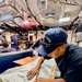 Gyotaku aboard USCGC Oliver Henry (WPC 1140)