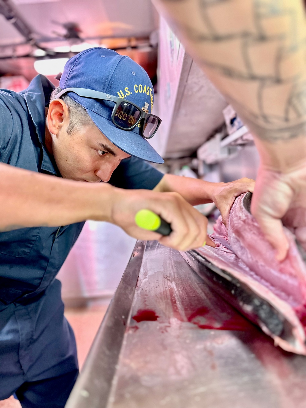 Sashimi aboard USCGC Oliver Henry (WPC 1140)