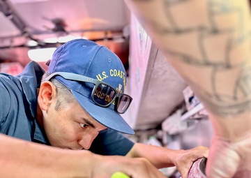 Sashimi aboard USCGC Oliver Henry (WPC 1140)