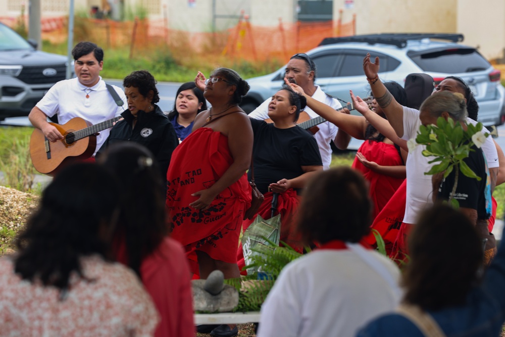 Cultural Ritual Honors Burials at Sabånan Fadang Area of Camp Blaz