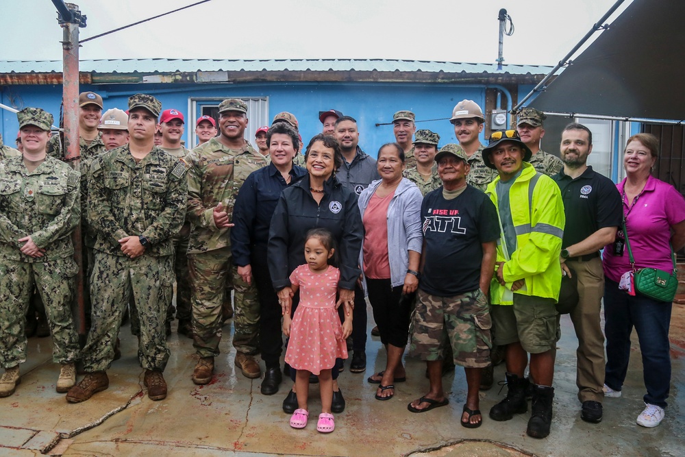 Typhoon Mawar roof repair mission complete