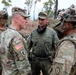 First Corps Command Sgt. Maj. Carns visits 1-21 IN BN during Talisman Sabre