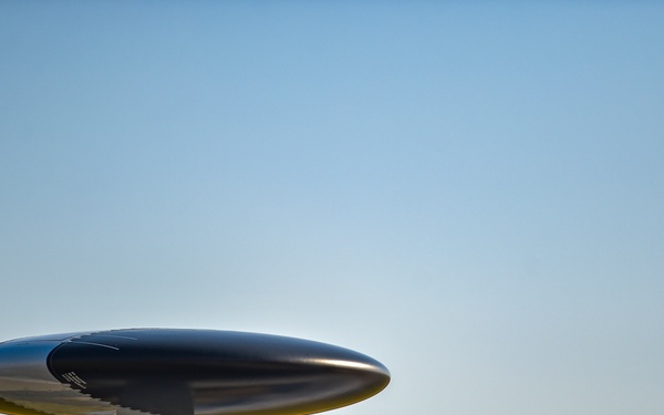 NATO AWACS performs air-to-air refueling