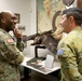 First Corps Commander meets &quot;Courage&quot; the eagle