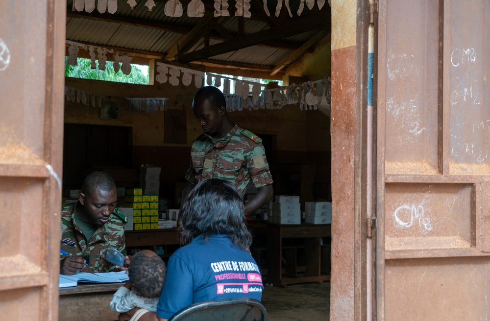 U.S. Army and Benin Armed Forces hold MEDCAP